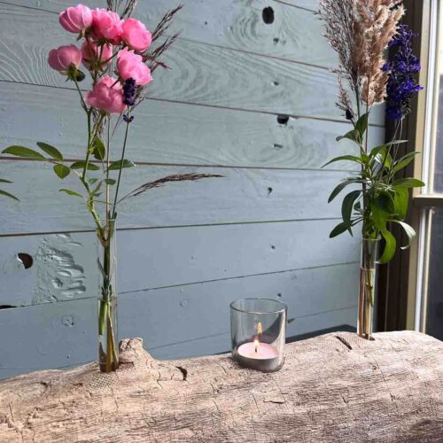 Treibholz Vase Lotsenlicht