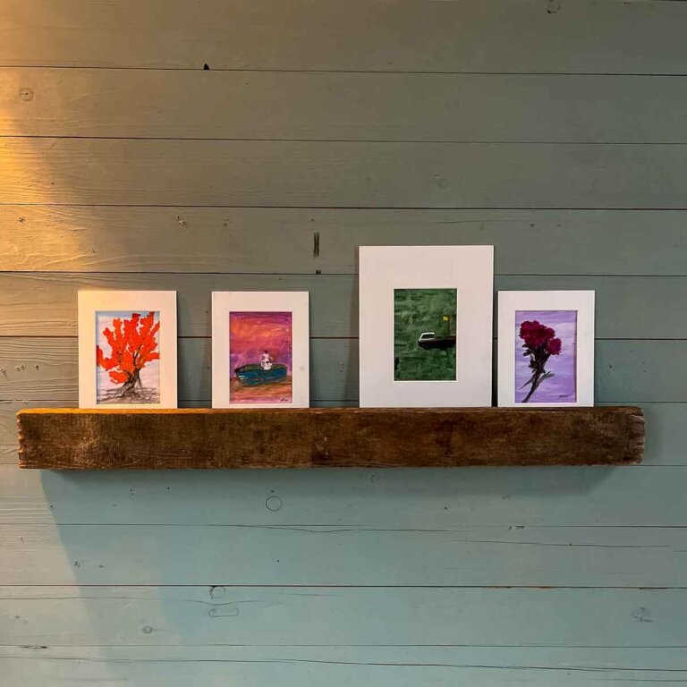 Treibholz Bilderleiste Schleuse