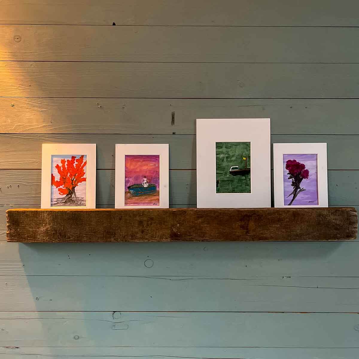 Treibholz Bilderleiste Schleuse