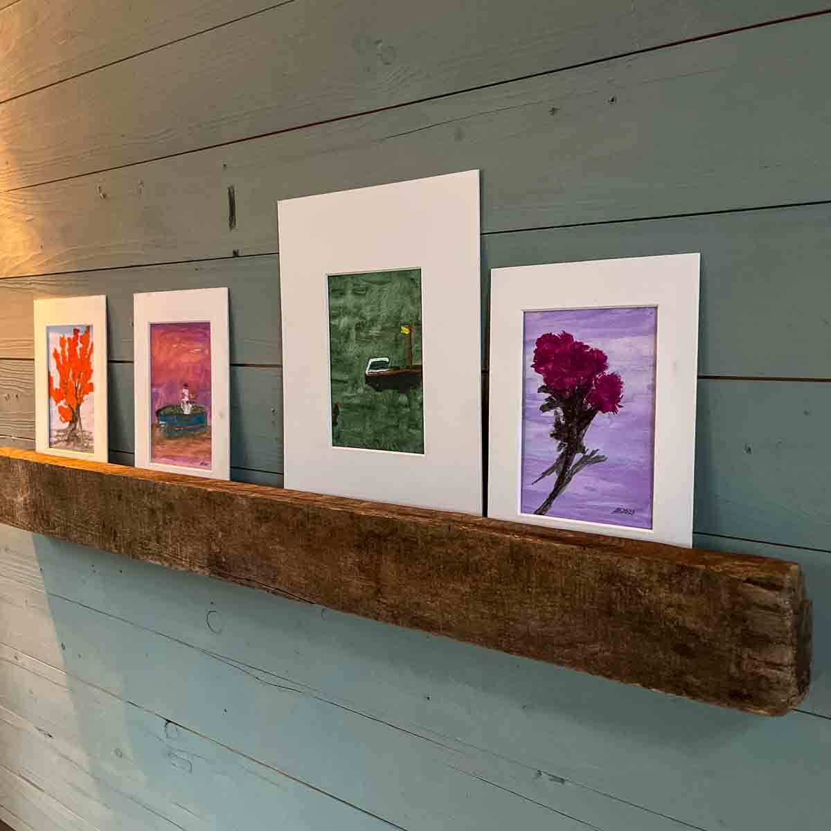 Treibholz Bilderleiste Schleuse