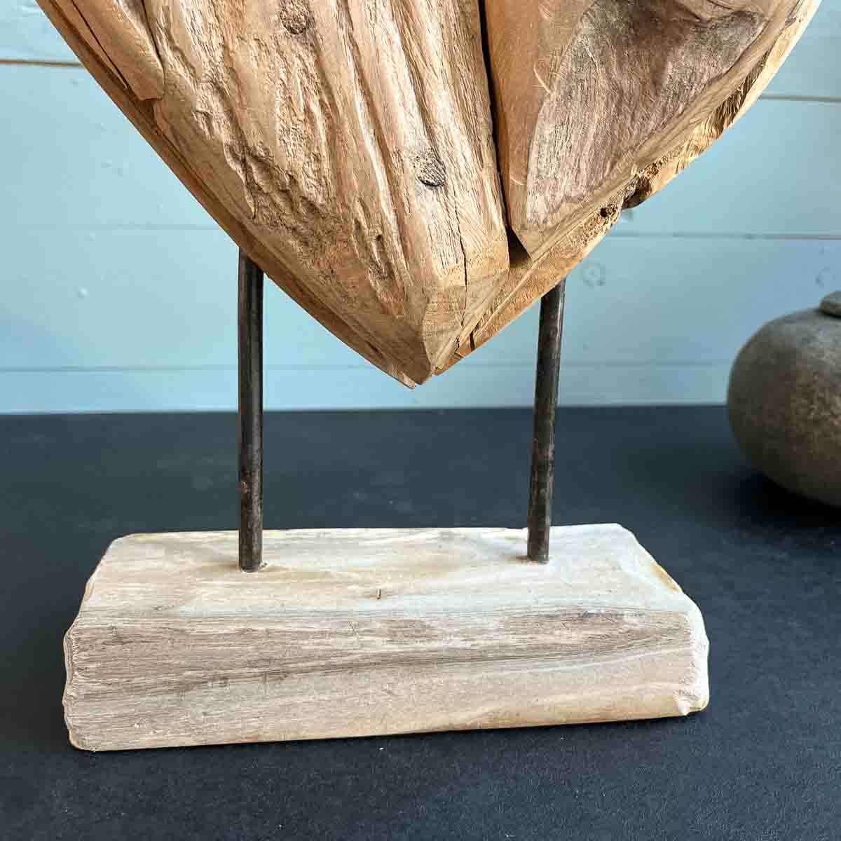 Treibholz Herz Seefahrerherz