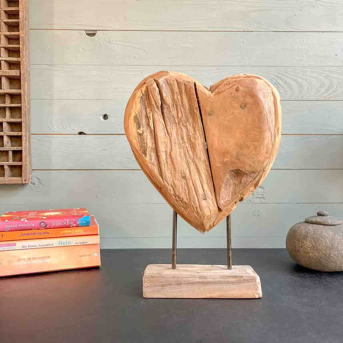 Treibholz Herz Seefahrerherz