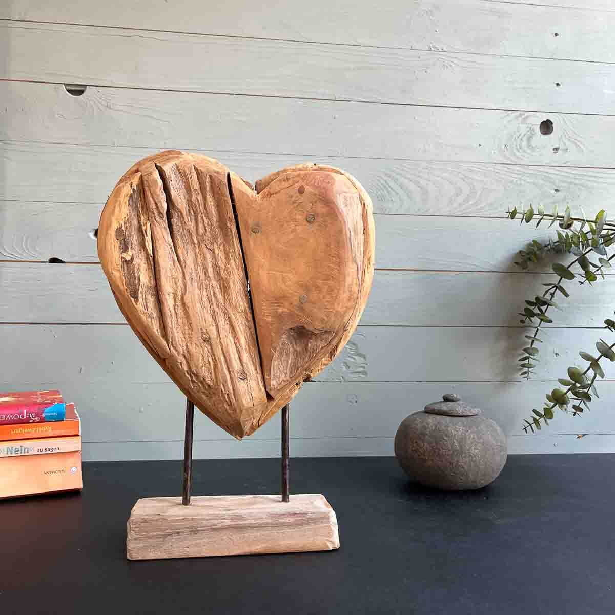 Treibholz Herz Seefahrerherz