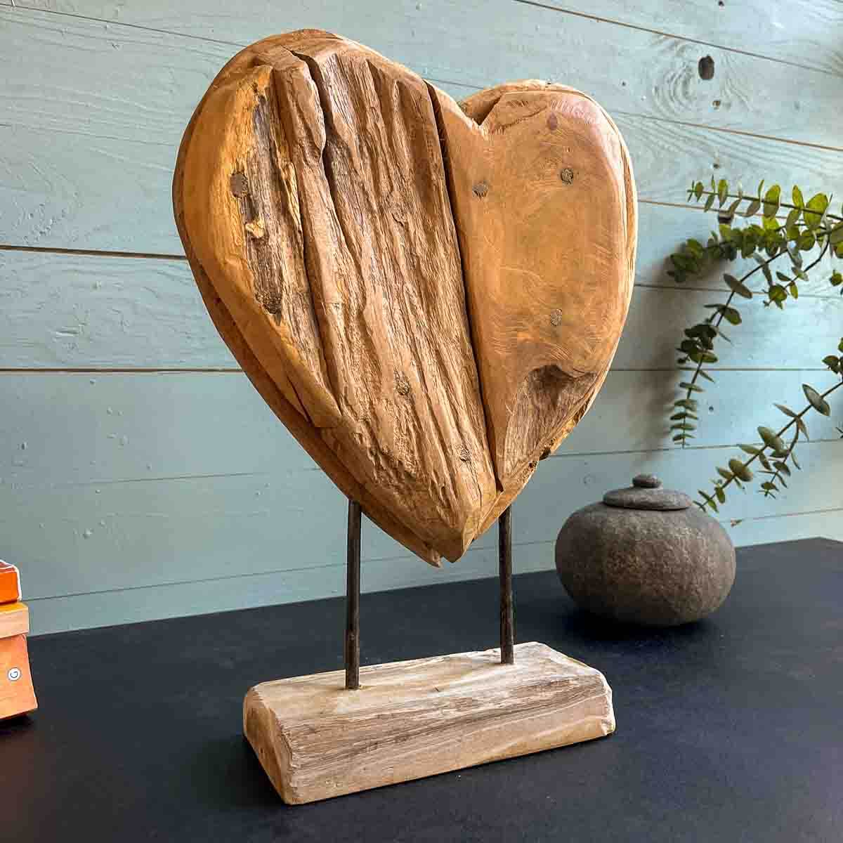 Treibholz Herz Seefahrerherz