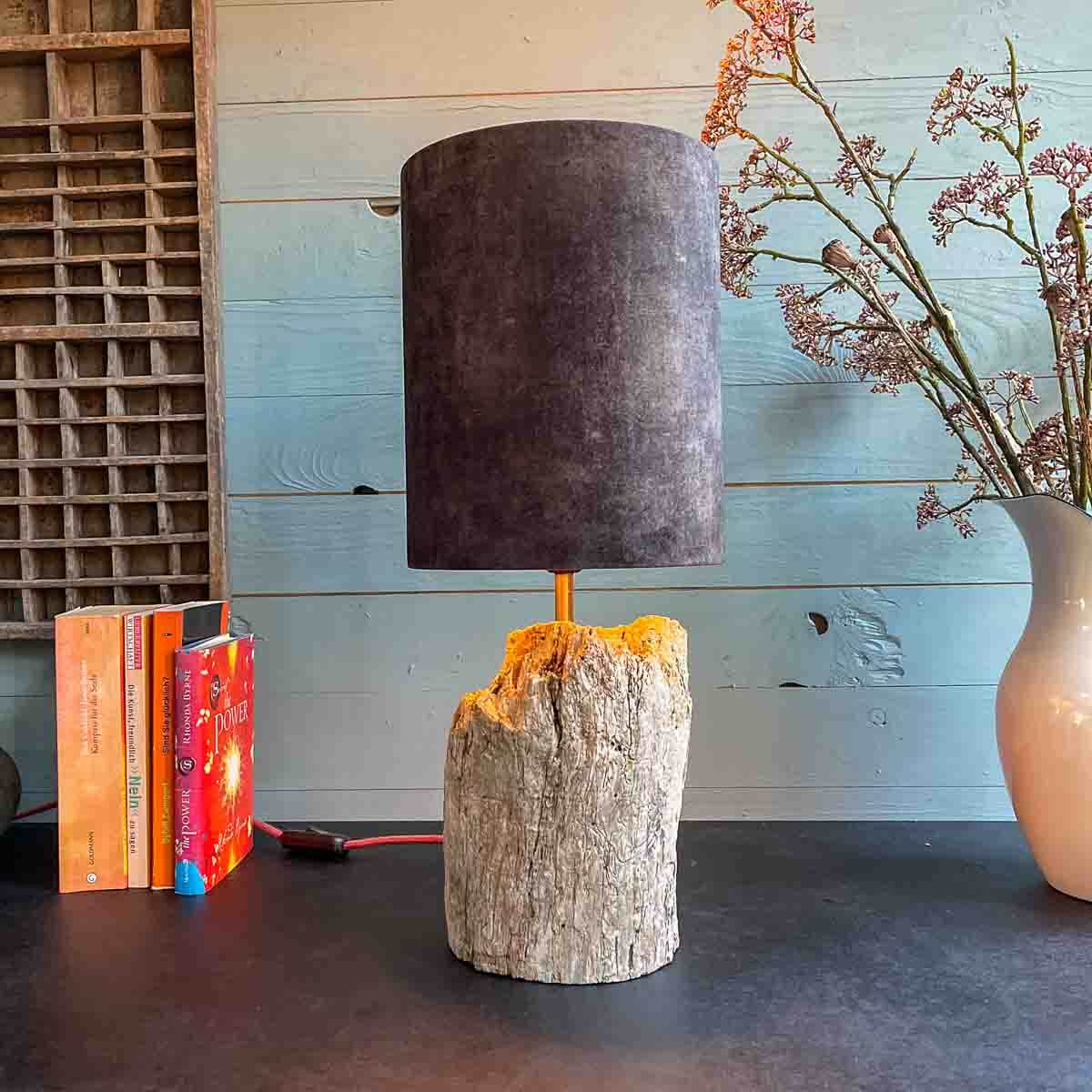 Treibholz Lampe Ebbe