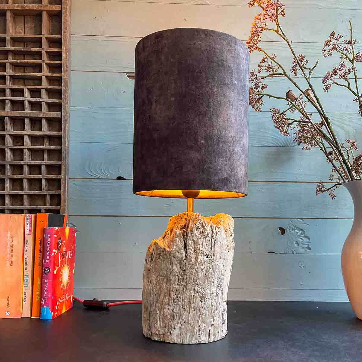 Treibholz Lampe Ebbe