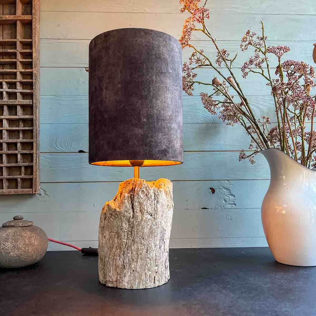 Treibholz Lampe Ebbe