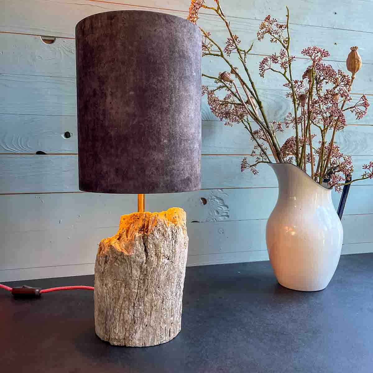 Treibholz Lampe Ebbe