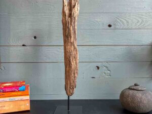 Treibholz Skulptur Hafenschein