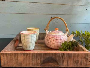 Treibholz Tablett Hafenkuss