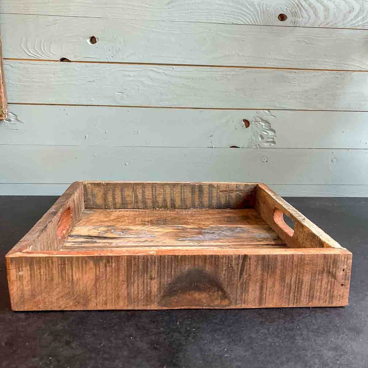 Treibholz Tablett Hafenkuss