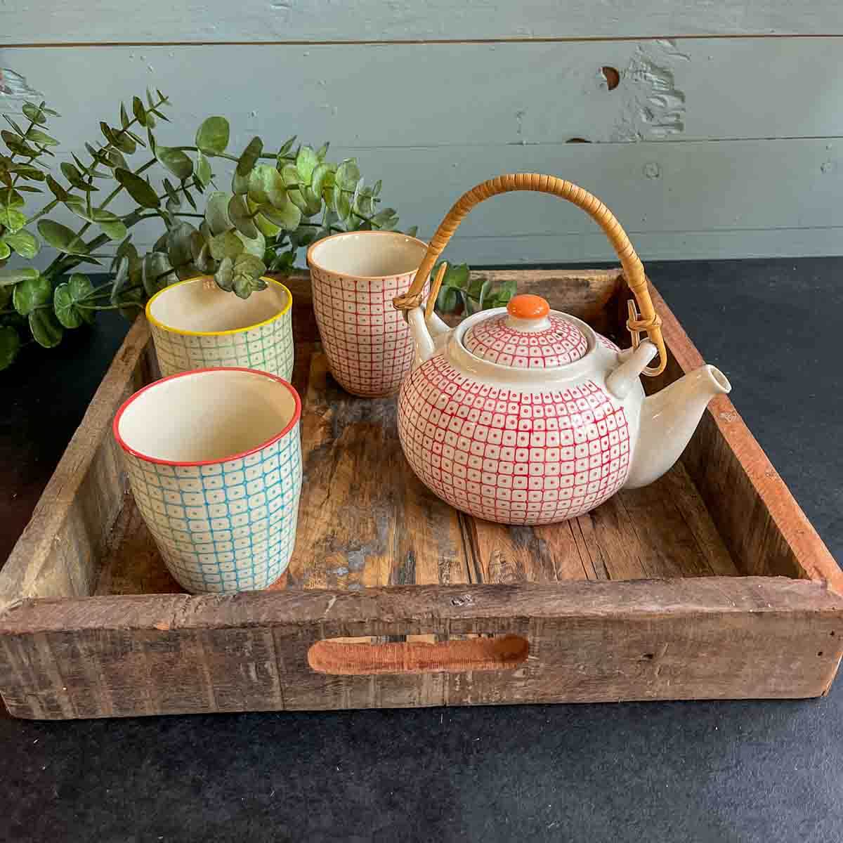 Treibholz Tablett Hafenkuss