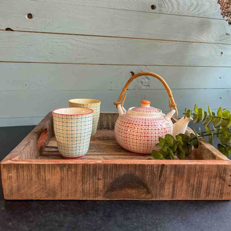 Treibholz Tablett Hafenkuss