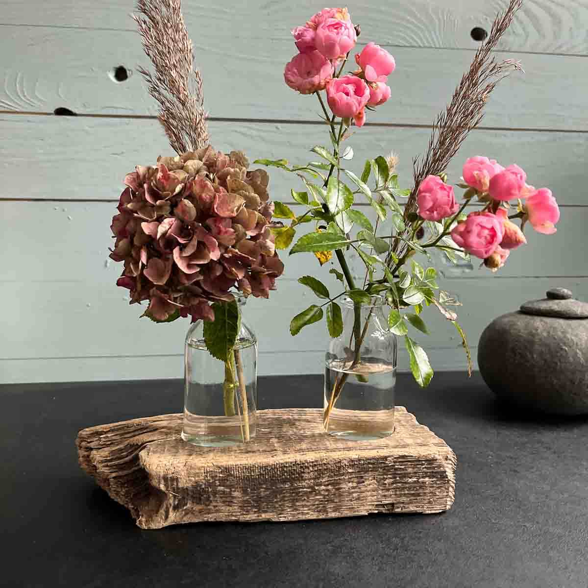 Treibholz Vase Alte Liebe