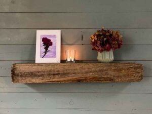 Treibholz Wandregal Seezeichen