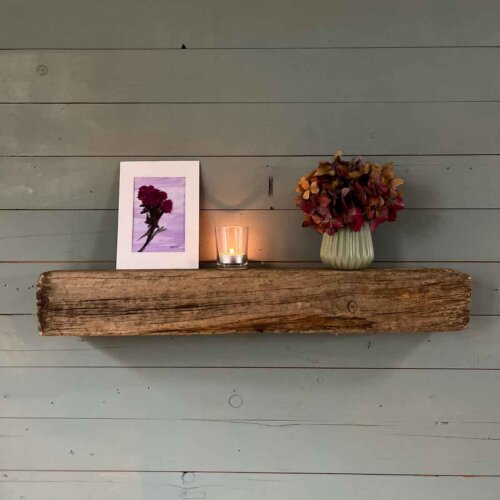 Treibholz Wandregal Seezeichen