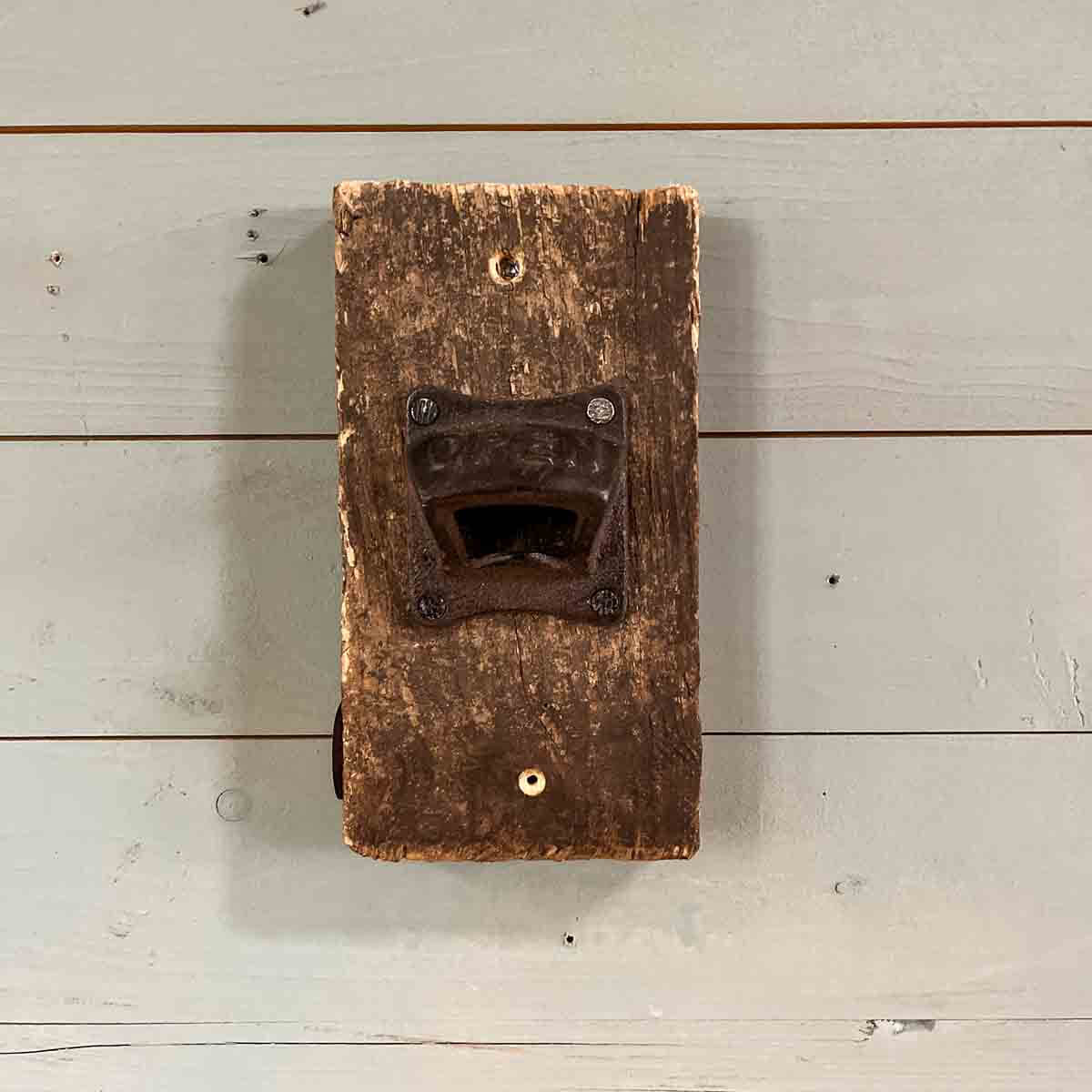 Treibholz Wand Flaschenöffner Strandkrabbe