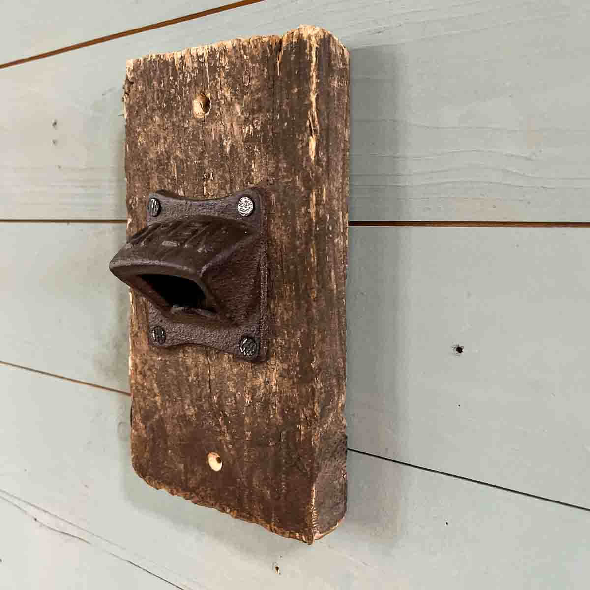 Treibholz Wand Flaschenöffner Strandkrabbe