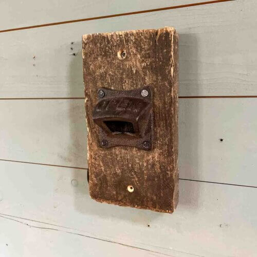 Treibholz Wand Flaschenöffner Strandkrabbe