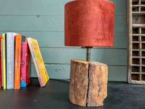 Treibholz Tischlampe Flut