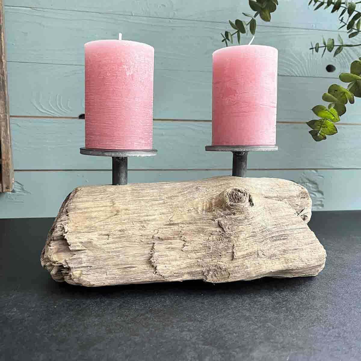 Treibholz Kerzenhalter Meeresrauschen