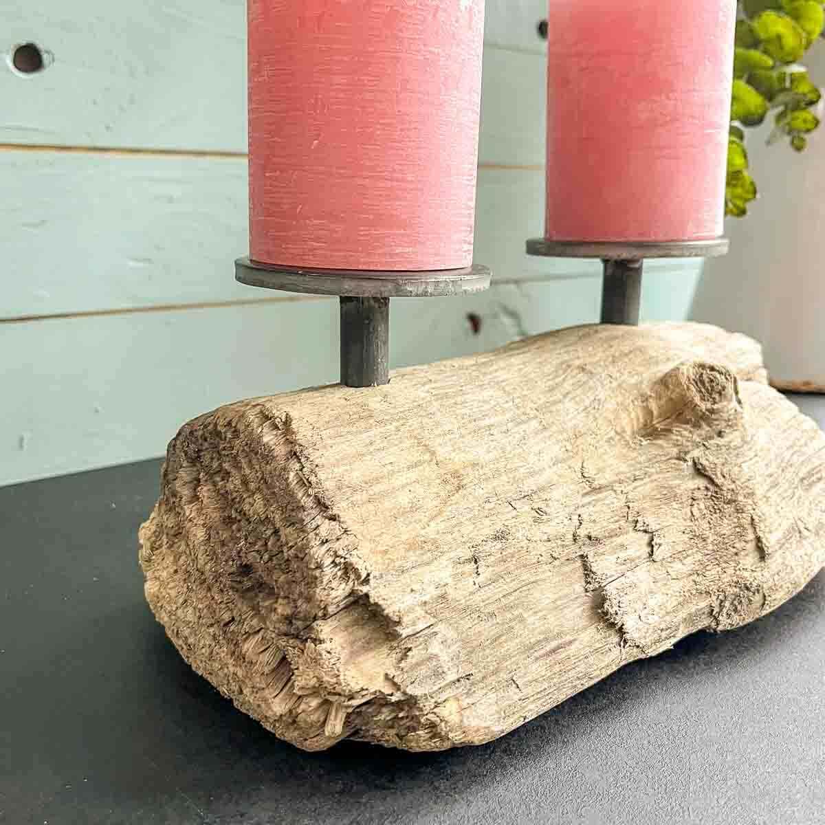 Treibholz Kerzenhalter Meeresrauschen