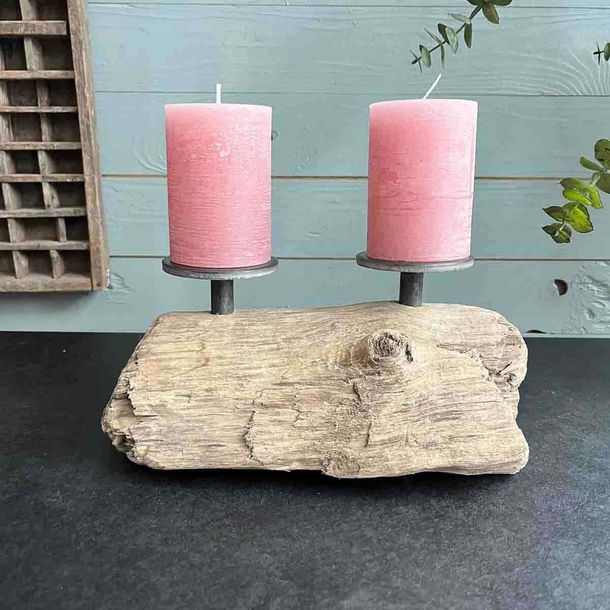 Treibholz Kerzenhalter Meeresrauschen