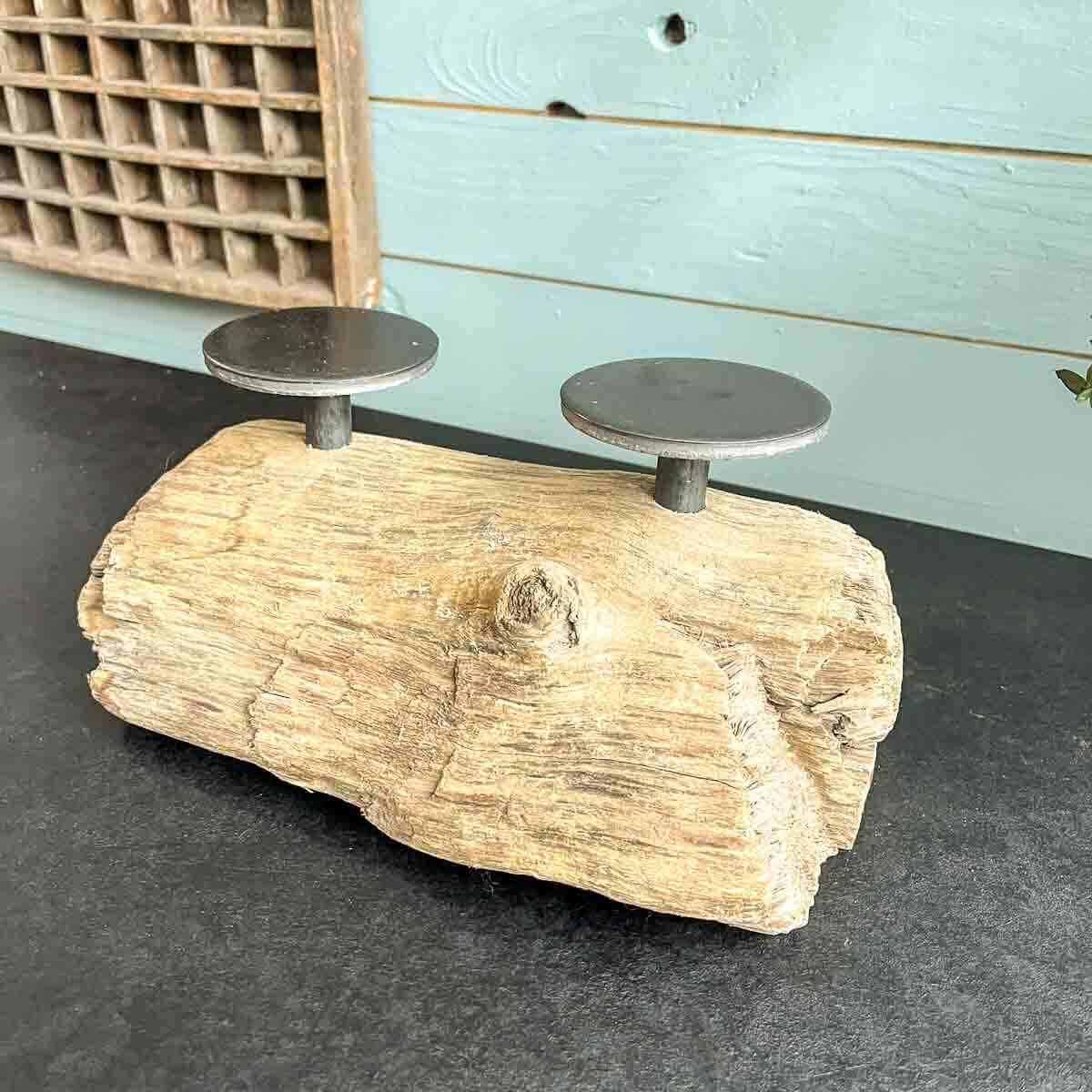 Treibholz Kerzenhalter Meeresrauschen