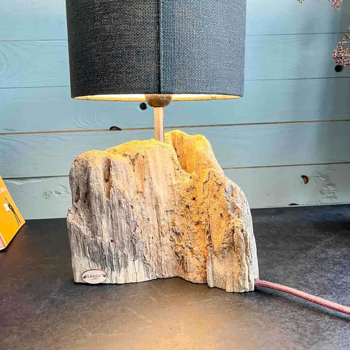 Treibholz Lampe Seebär