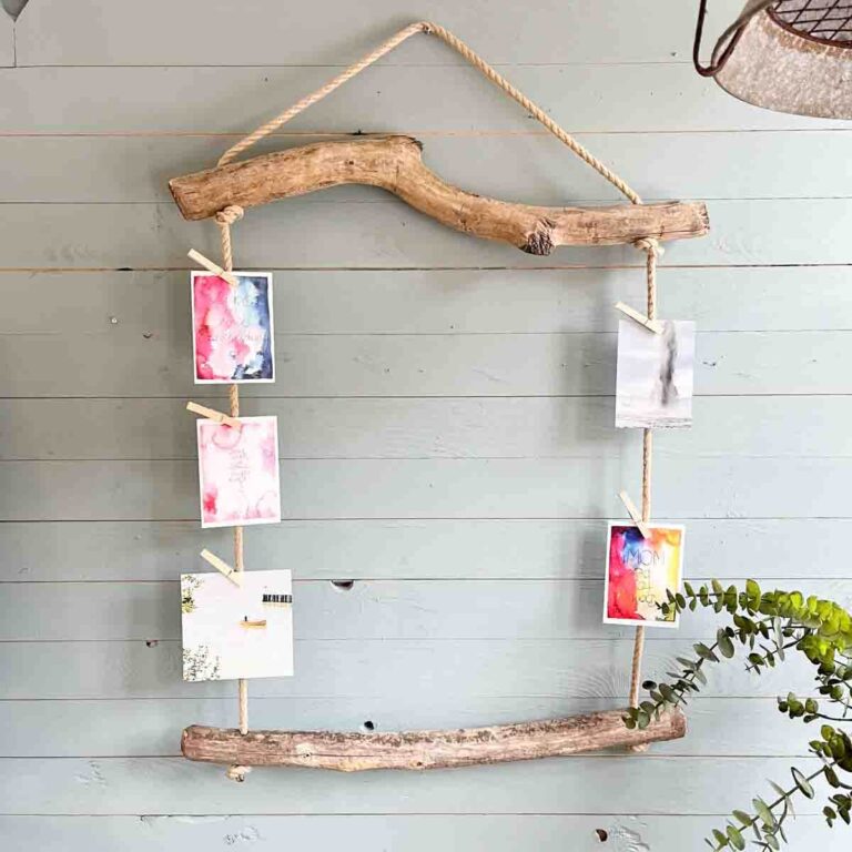 Treibholz Postkartenpinnwand Strandgut