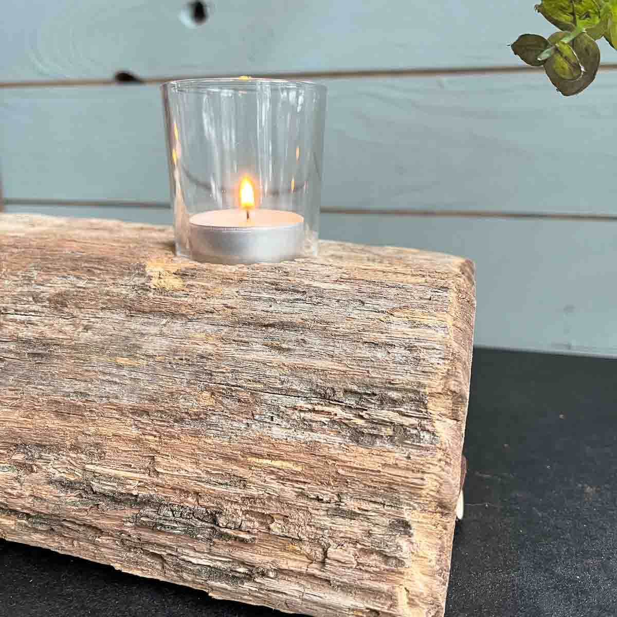 Treibholz Teelichthalter Seebrise
