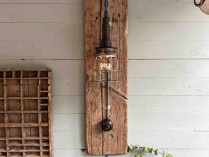 Treibholz Wandlampe Matrose