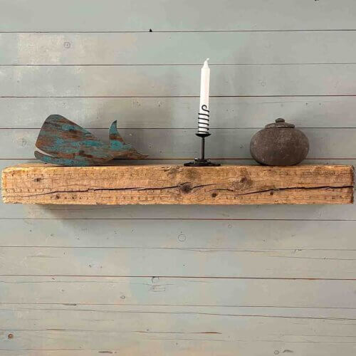 Treibholz Wandregal Seezeichen