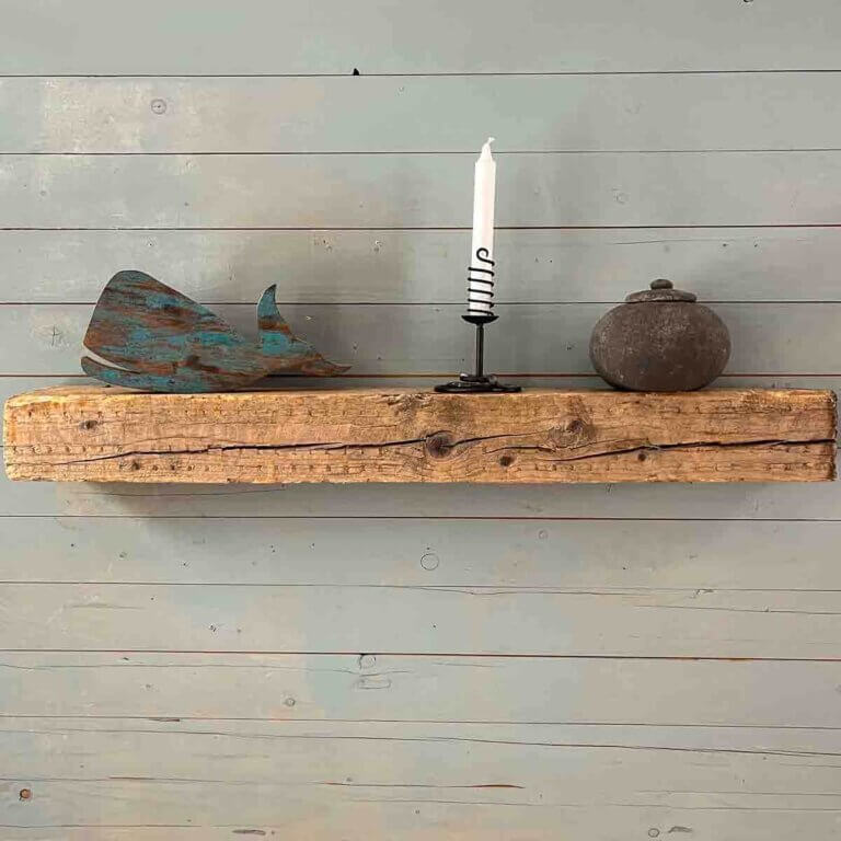Treibholz Wandregal Seezeichen