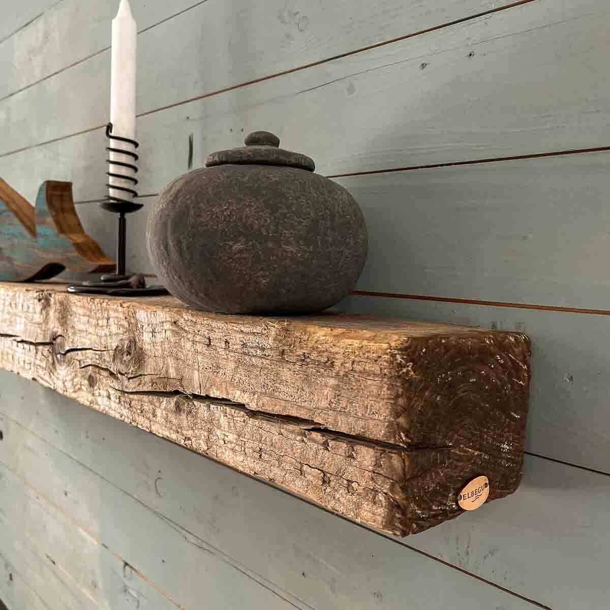 Treibholz Wandregal Seezeichen