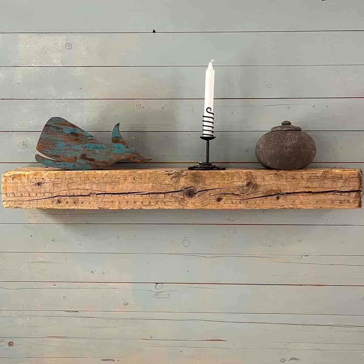 Treibholz Wandregal Seezeichen