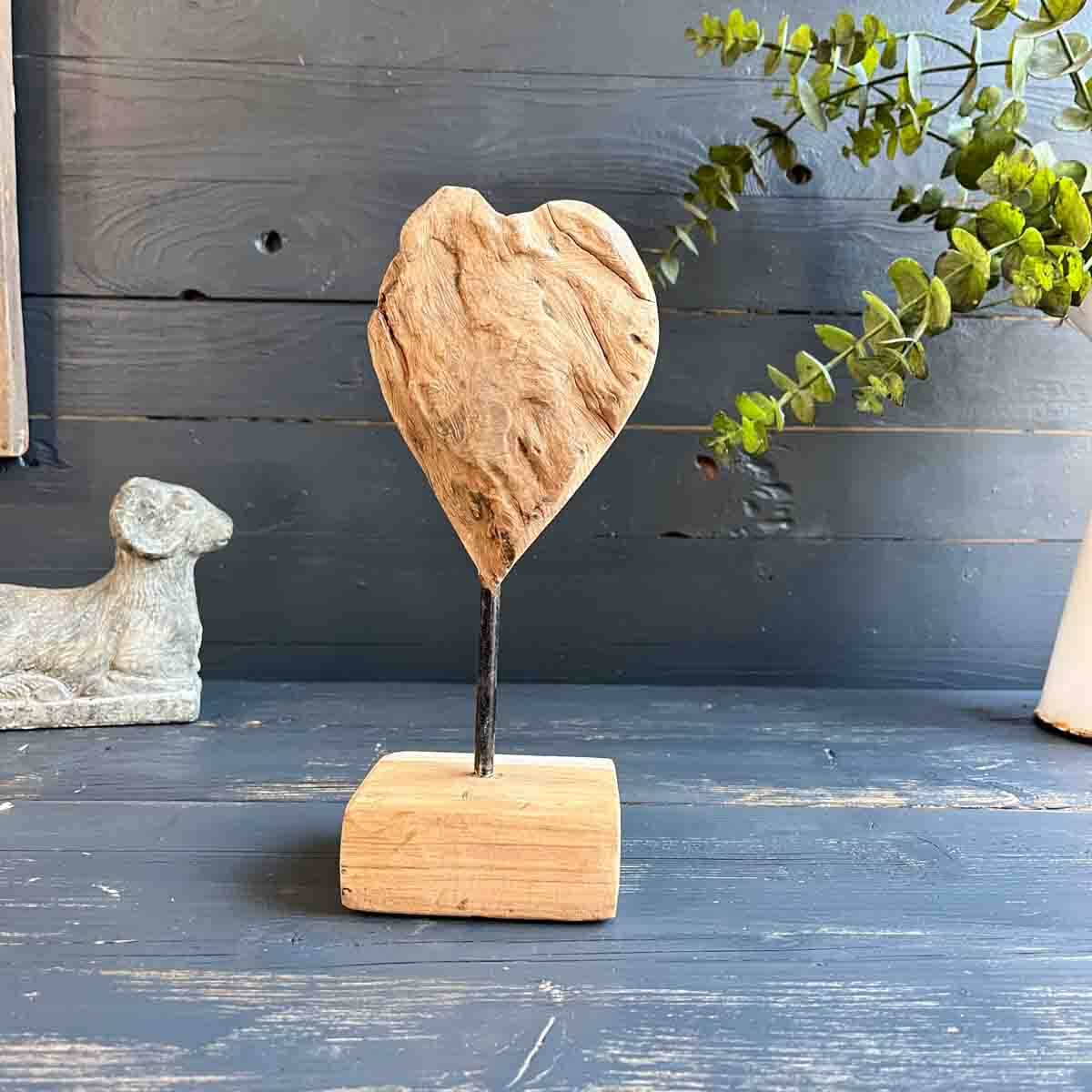 Treibholz Herz Seemannsherz