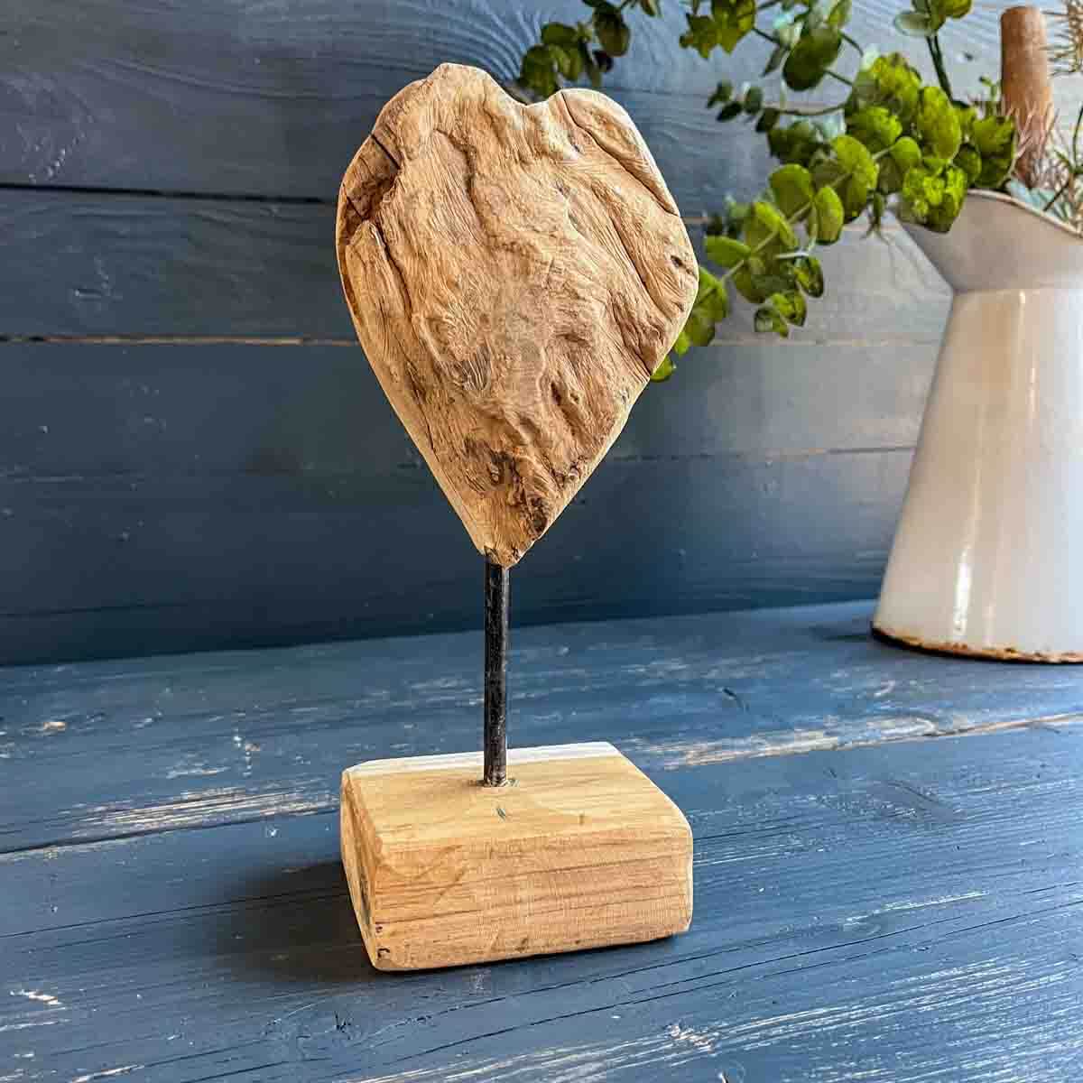 Treibholz Herz Seemannsherz