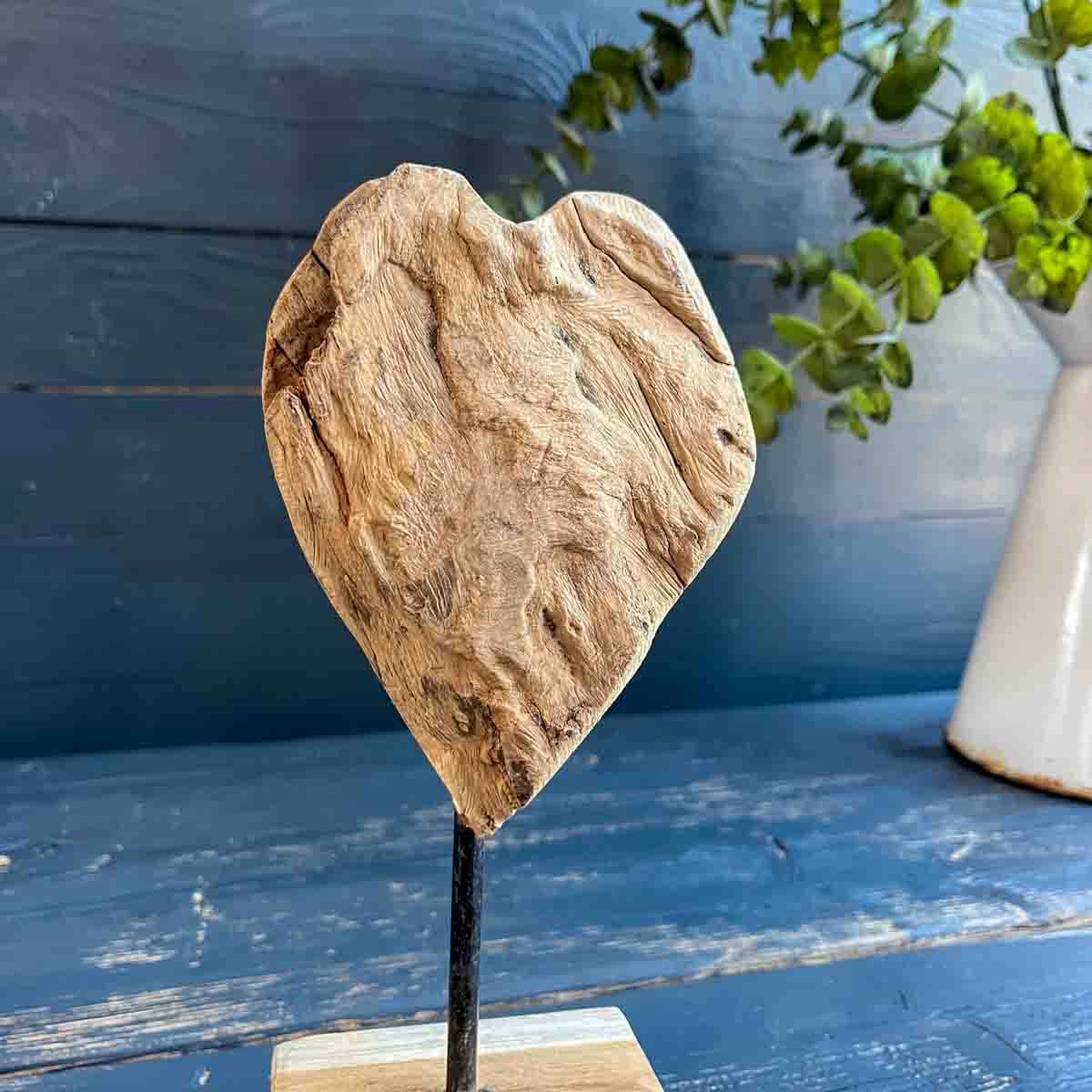 Treibholz Herz Seemannsherz