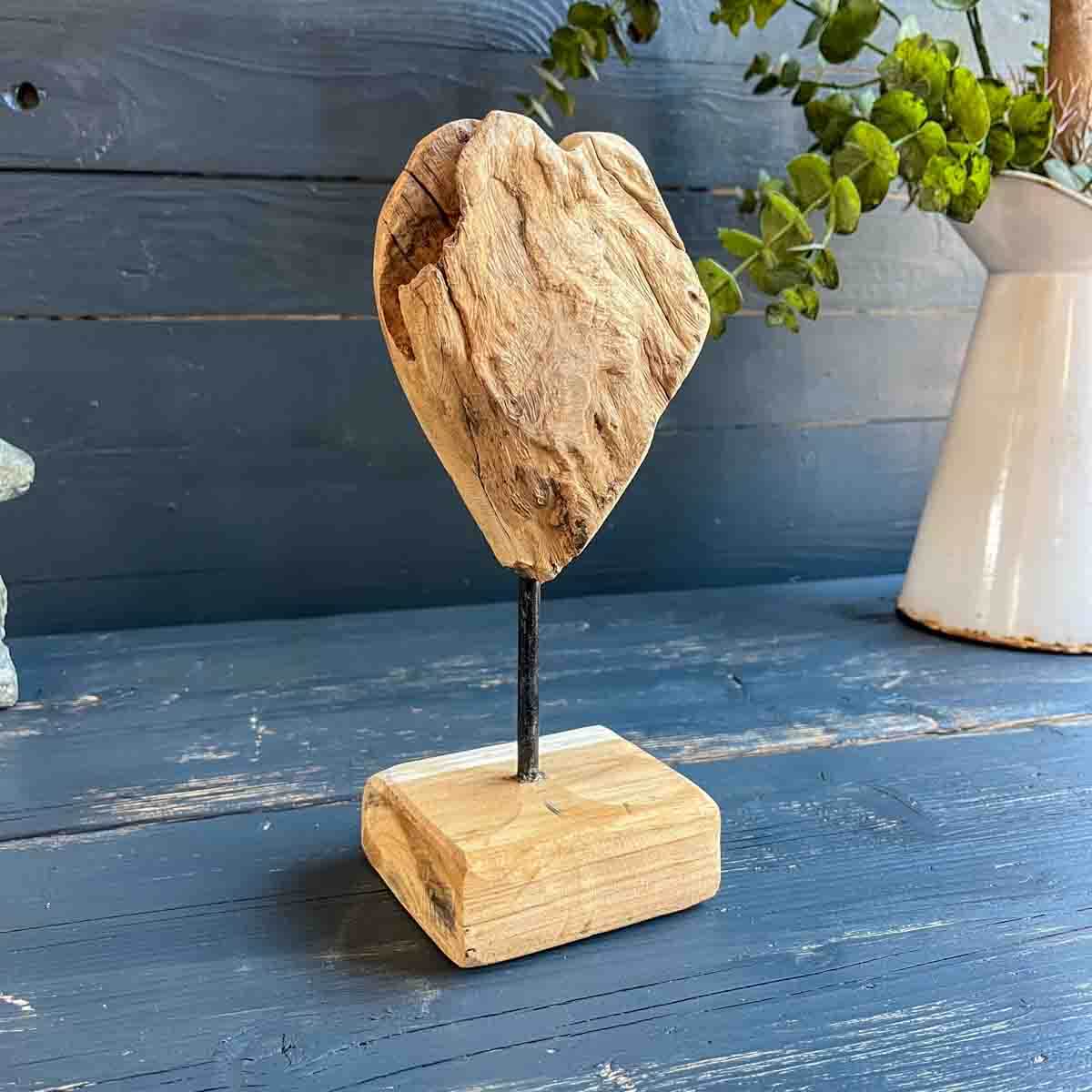 Treibholz Herz Seemannsherz