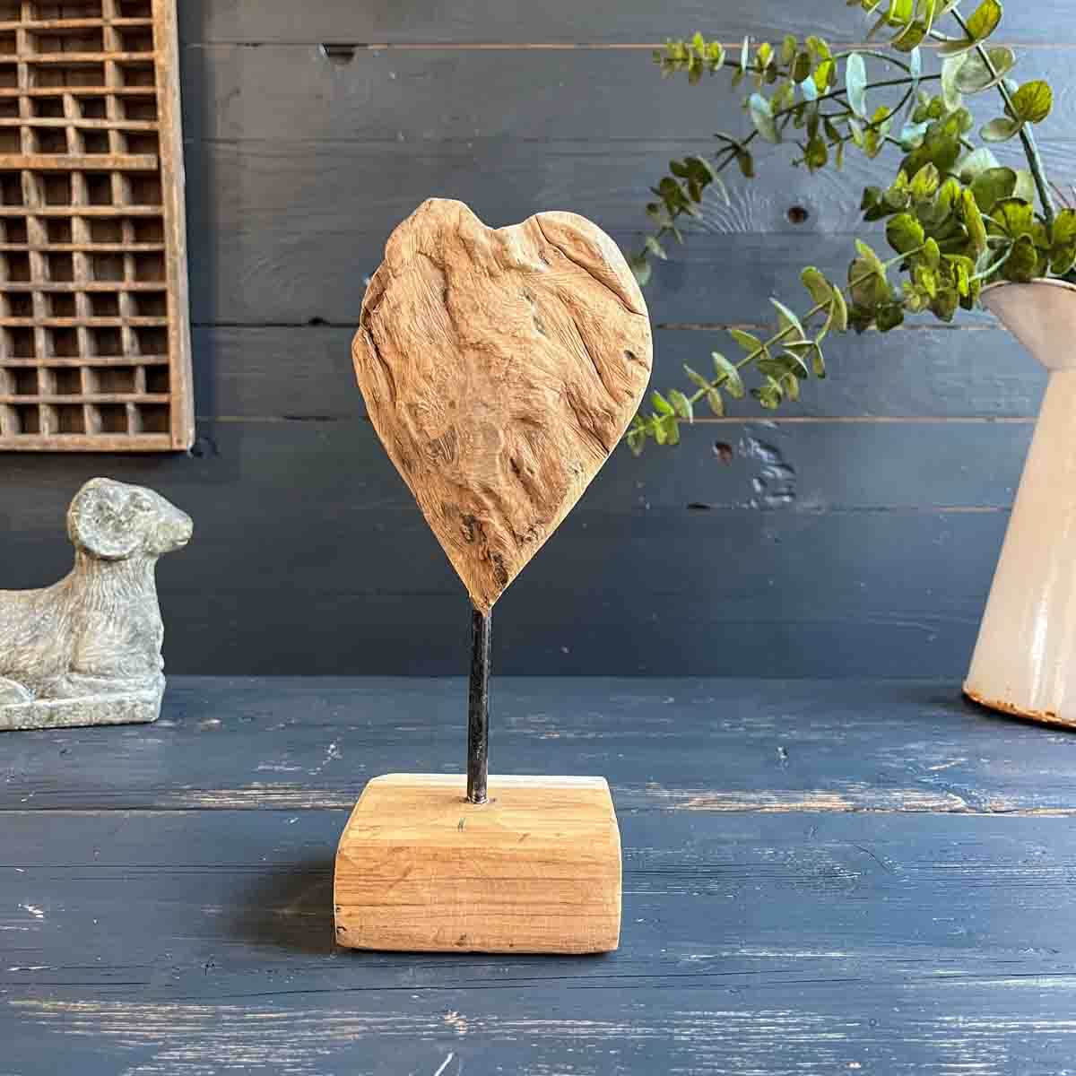 Treibholz Herz Seemannsherz