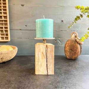 Treibholz Kerzenständer Coastal Flame