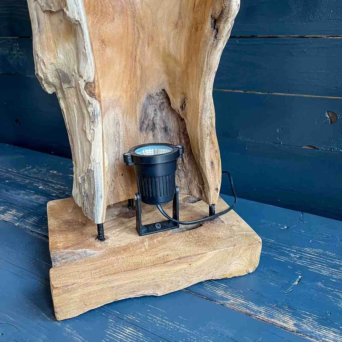 Treibholz Lampe Hafenflimmern