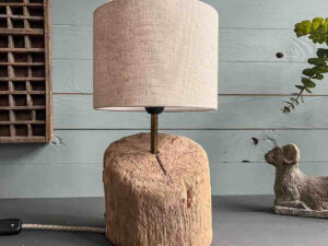 Treibholz Lampe Seebär