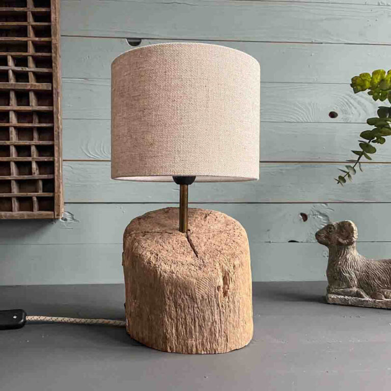 Treibholz Lampe Seebär