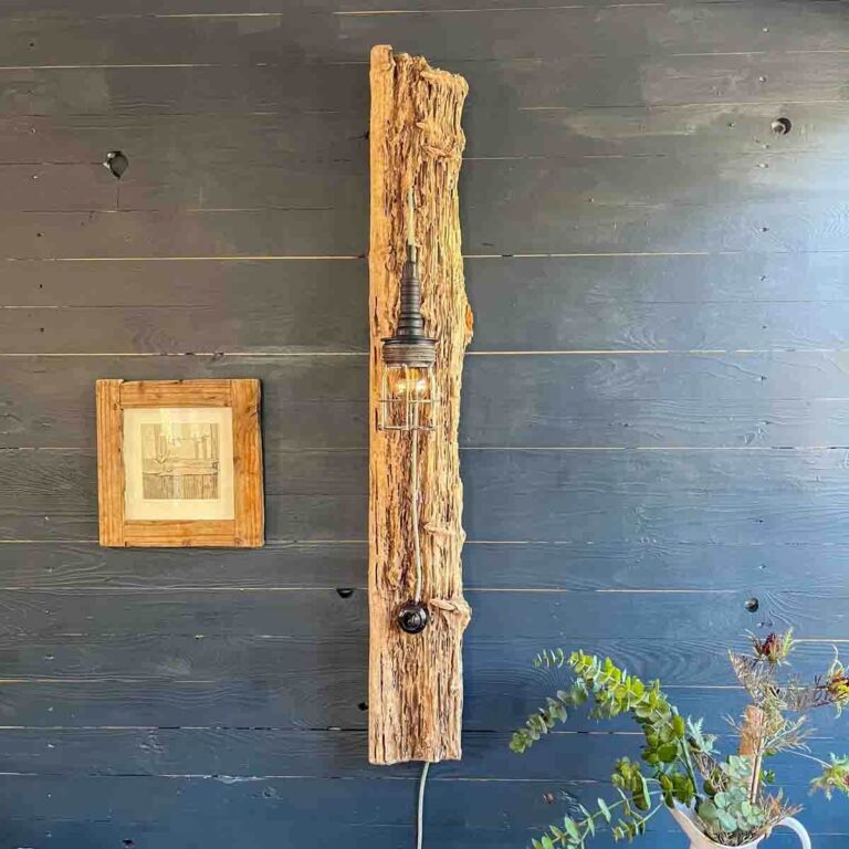 Treibholz Wandlampe Dünenlicht