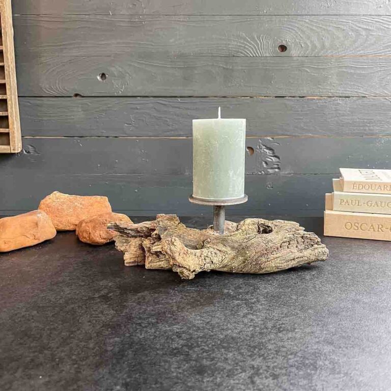 Treibholz Kerzenständer Küstenkraft