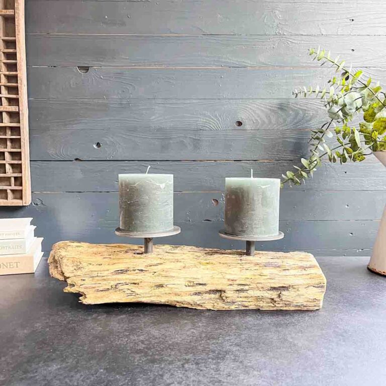 Treibholz Kerzenständer Leuchtfeuer