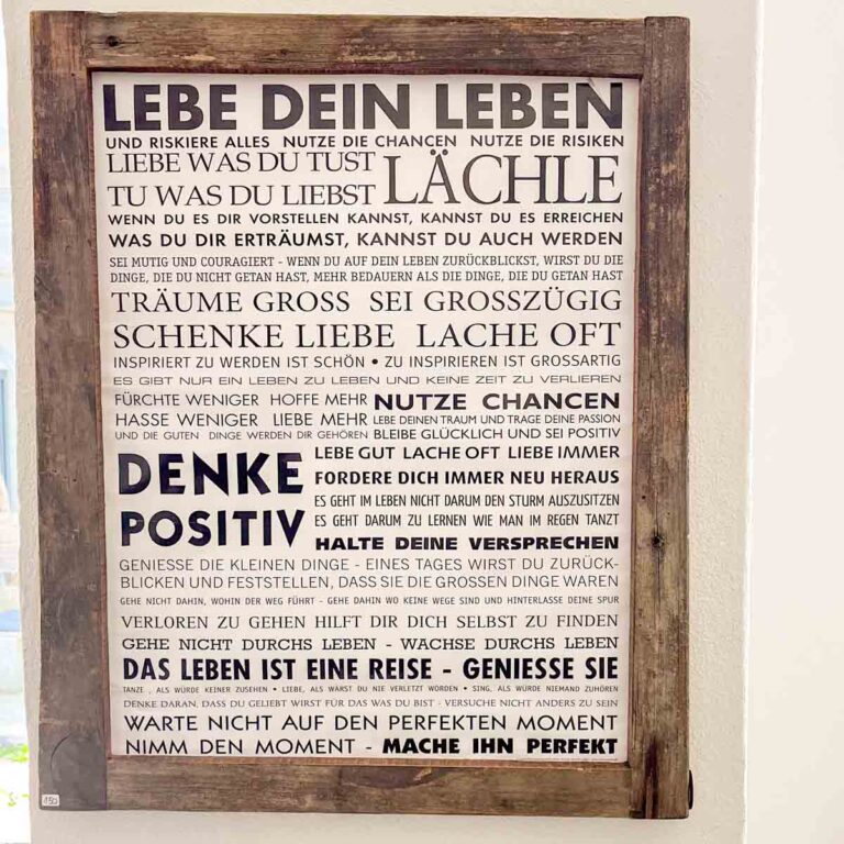Treibholz Bild Leuchtfeuer