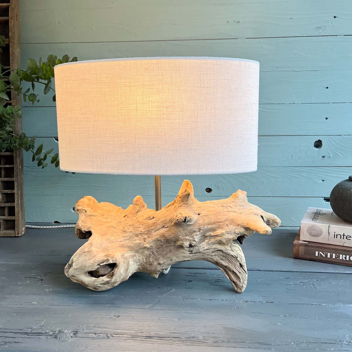 Treibholz Lampe Hafenkapitän
